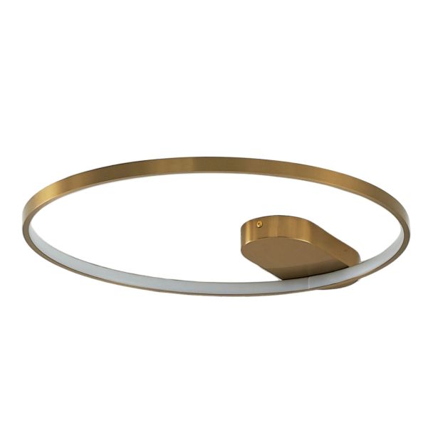 Plafón de diseño de círculo dorado 50 cm -Evelia