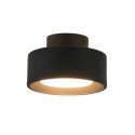 Plafón o foco negro pequeño IP20 de 15 cm - Prins