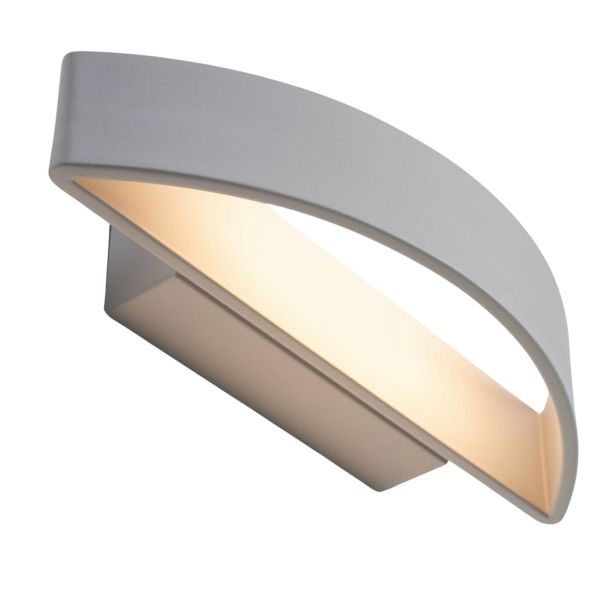 Aplique blanco en semicírculo LED - Attica