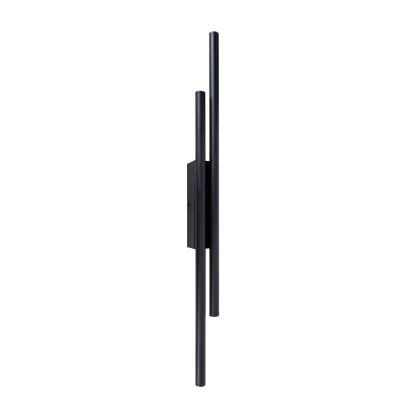 Aplique LED negra estructura fina y moderna - Gali