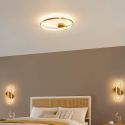Plafón de diseño de círculo dorado 50 cm -Evelia