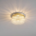 Plafón cristal dorado luz brillante y cálida - Sandrilla