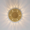 Plafón LED cristal dorado efecto luz reflejada - Sandrilla