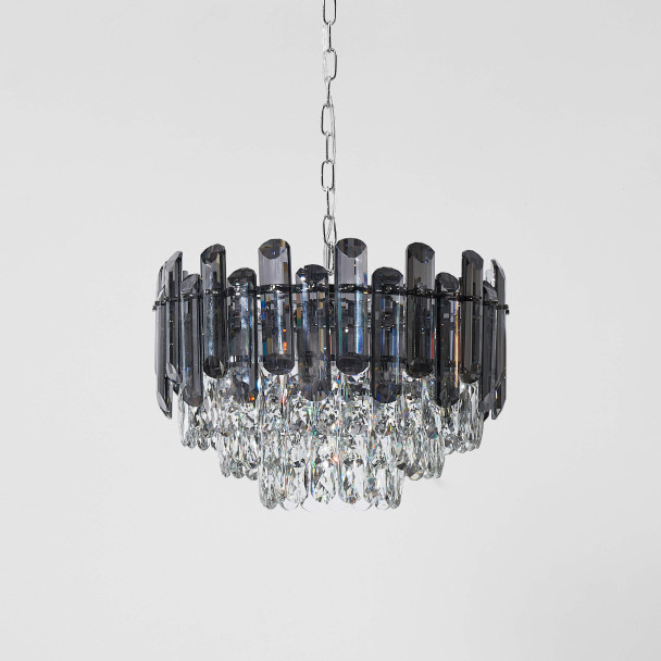 Lámpara de techo cristal ahumado - Tarragona