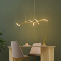 Lámpara colgante LED dorada elegante - Lybella