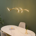 Iluminación aérea acabado dorado refinado - Lybella