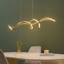 Luz LED colgante dorada fluida - Lybella