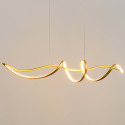 Lámpara LED diseño acabado dorado - Lybella