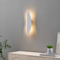 Aplique de pared LED blanco grande - Moana