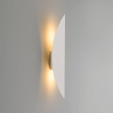 Aplique de pared blanco forma escultural - Moana