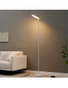Lámpara de pie blanca diseño puro con cabeza orientable regulable - Kalena