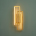 Aplique LED dorada moderna - Torello