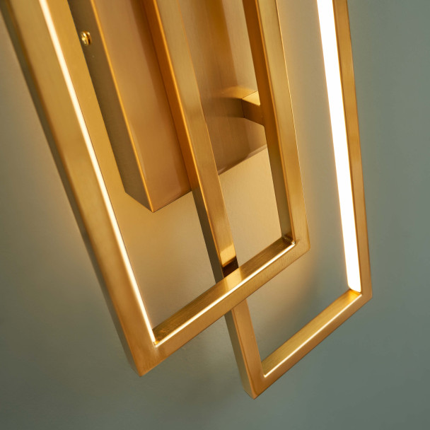 Estructura aplique dorado metal - Torello