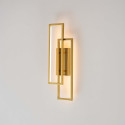Aplique LED dorada minimalista - Torello