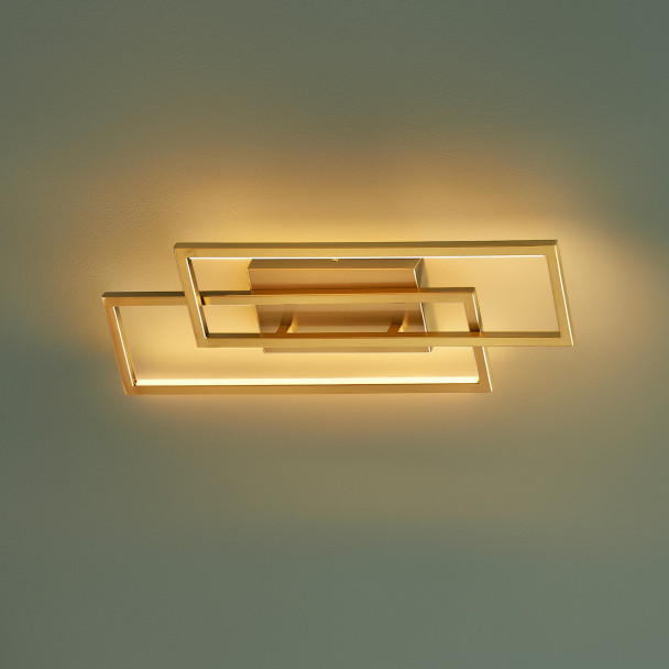 Aplique LED dorada horizontal - Torello