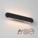 Aplique LED negro regulable para interior con sensor - Aika