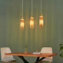 Lámpara colgante LED dorada ambiente cálido - Leonora