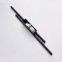 Aplique LED negra vista lateral - Gali