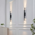 Aplique LED negra perfecta para decoración contemporánea - Gali