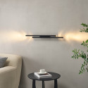 Aplique LED negra ideal para salón o pasillo - Gali