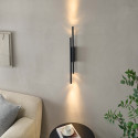 Aplique LED negra doble haz de luz - Gali