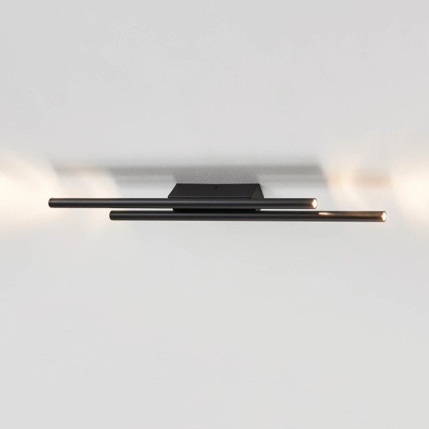 Aplique LED negra ambiente tenue - Gali