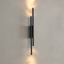 Aplique LED negra perfecta para decoración contemporánea - Gali
