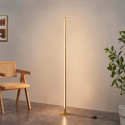 Lámpara de pie LED dorada minimalista - Sloane