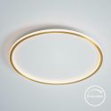 Plafón LED redondo circular dorado de 60 cm - Alessia