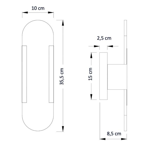 Aplique moderno de alabastro luz suave para salón - Enola