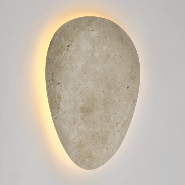 Luminaria de travertino estilo minimalista - Calix