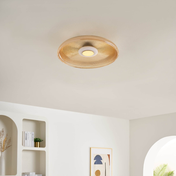 Plafón dorado chic para interior contemporáneo - Ossara