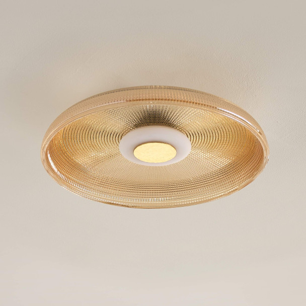 Aplique dorado elegante para salón o dormitorio - Ossara