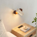 Luminaria travertino madera elegante - Varelli