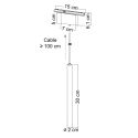 Colgante led rail magnético - Lyne