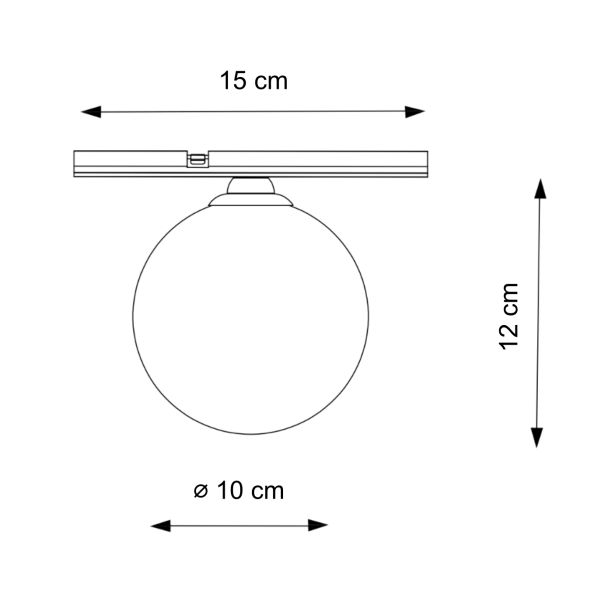 Foco cristal blanco led - Lyne