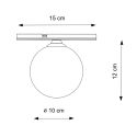Foco cristal blanco led - Lyne