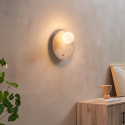 Aplique de pared de piedra interruptor discreto - Oré