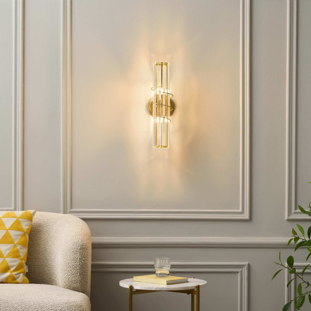 Iluminación dorada diseño lujo discreto - Daryna