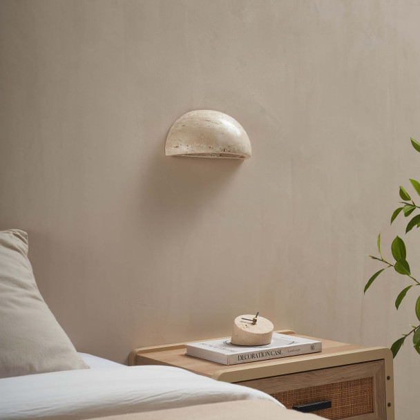 Aplique de pared de piedra interior moderno - Sève