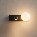 Aplique luz de lectura negro LED - Avelysa