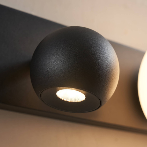 Aplique de pared bola vidrio opal - Avelysa
