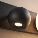 Aplique de pared bola vidrio opal - Avelysa