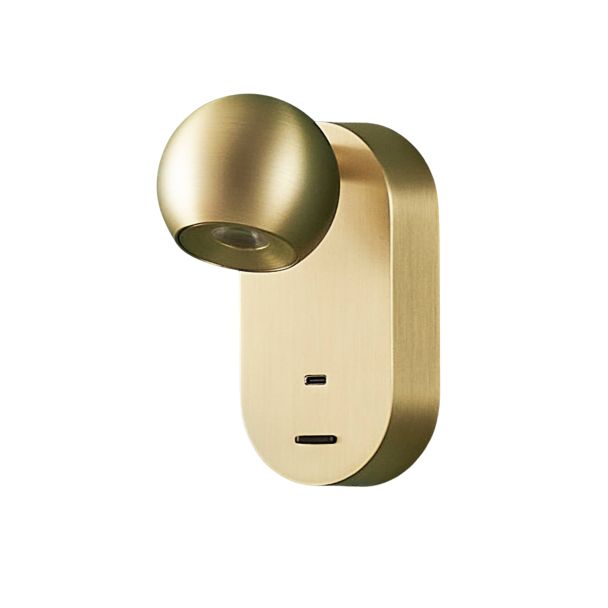 Aplique LED dorado elegante estilo refinado - Yvan