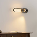 Luminaria negra con doble interruptor - Jena