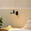Aplique de pared negro LED diseño moderno - Rimio