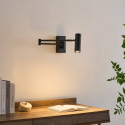 Luminaria LED negra ideal para cabecero - Rimio