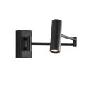 Aplique negro LED con luz de lectura orientable y función táctil - Rimio