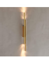 Aplique interior de latón con cuatro puntos de luz 70 cm - Gali