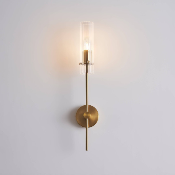 Aplique de pared con vidrio elegante - Sérénia